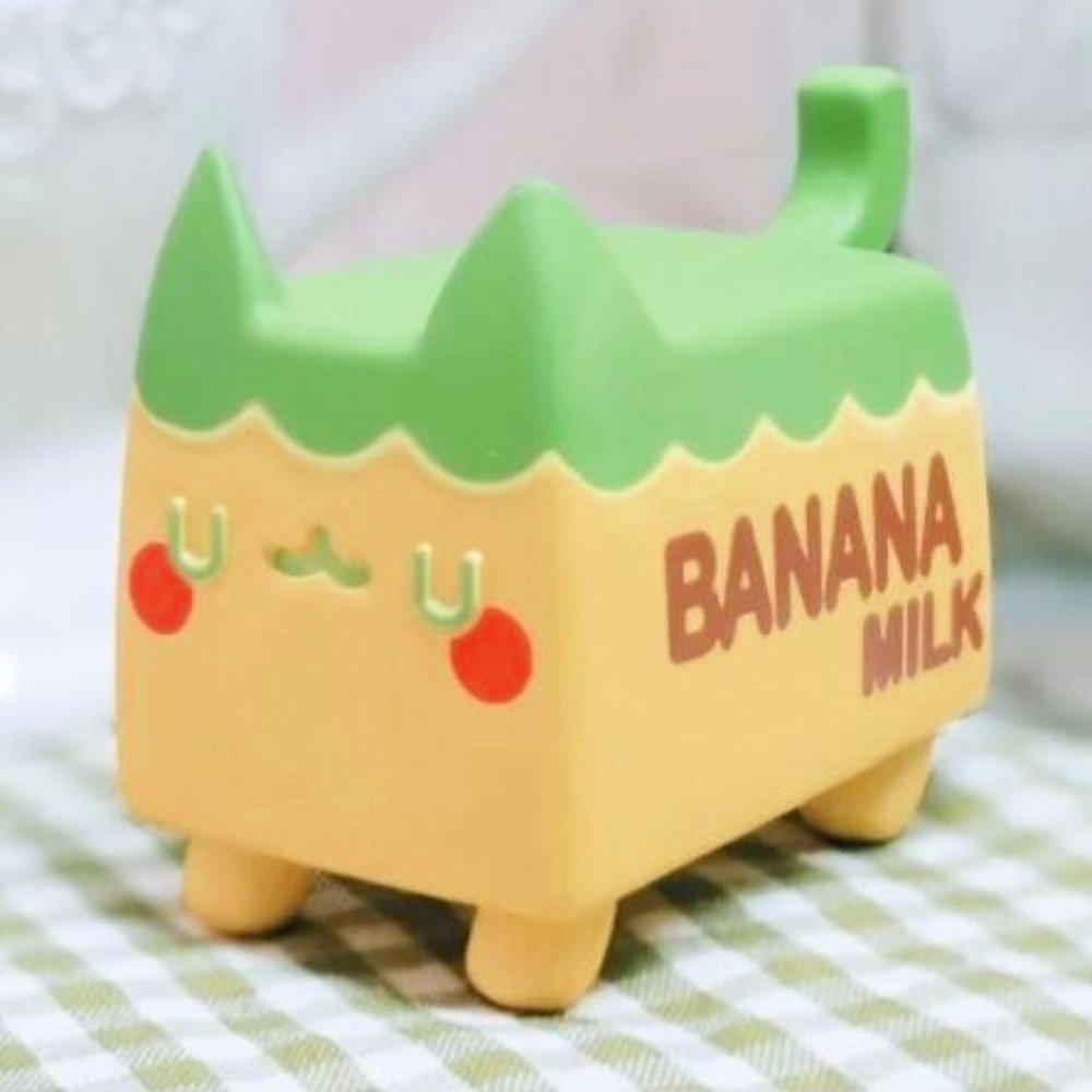 F.UN x Ratokim Boxcat Drinking List Banana Milk Blind Box Figure Rare